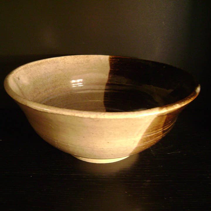 Tamara S Gordon Ceramics. Brown, Tan & baby blue bowls - set of 2 for wholesale by Jane A Gordon: Jewelry Art Gifts Inspiration