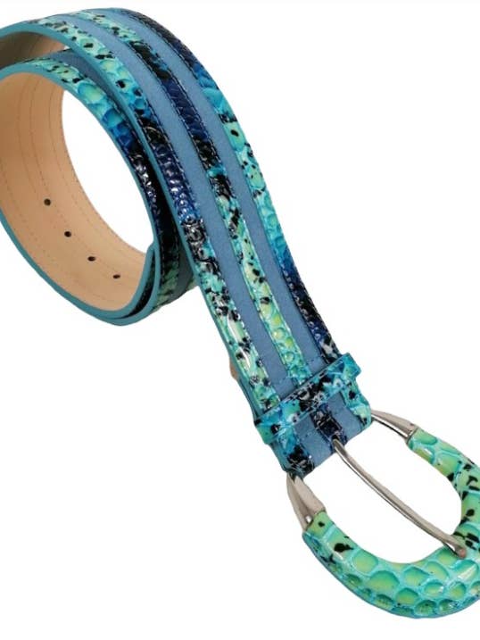 ITBST Italian Printed Snake Leather Belt JIJOU CAPRI for wholesale by JIJOU CAPRI