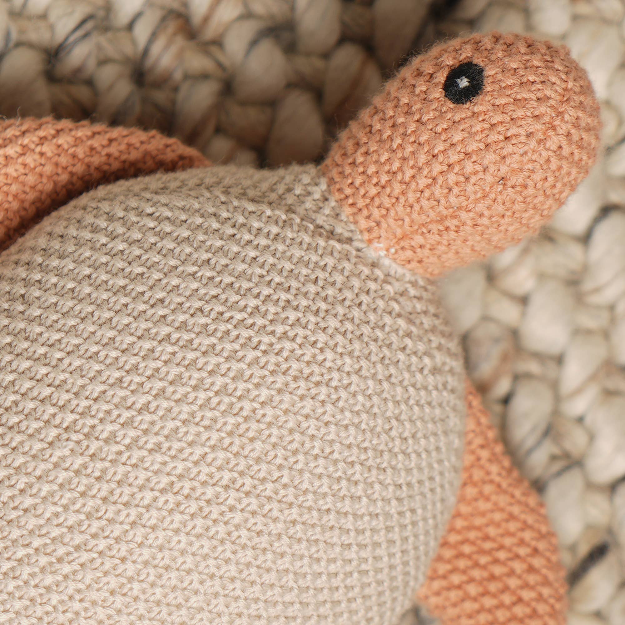 Bambini - Venta al por mayor Peluche - Niños y bebés - Juguete de Peluche | Juguete de Tortuga de Algodón Tejido a Mano Suave2