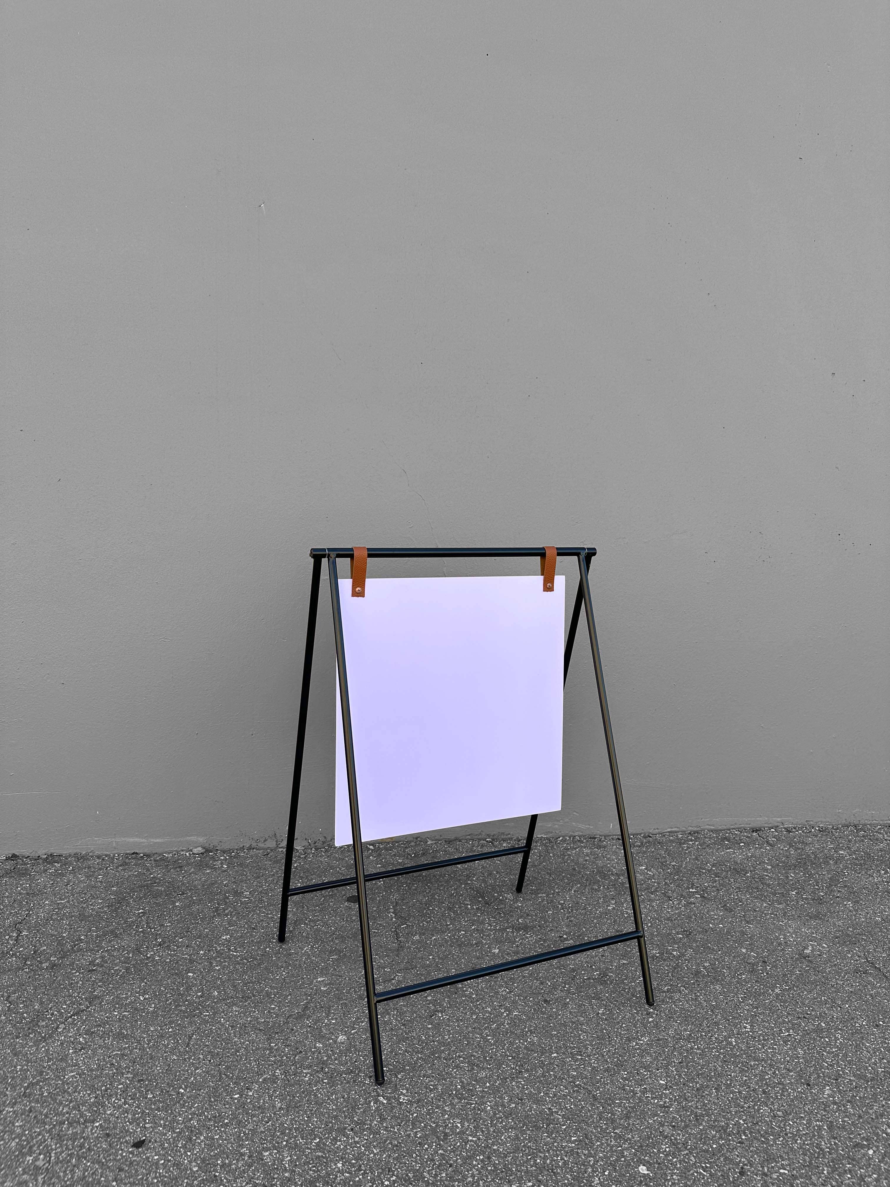 DisplayCanada - Wholesale Outdoor Sign - Small Metal A-Frame Sidewalk Sign with PVC Panel – Durable Outdoor Advertising Sign4