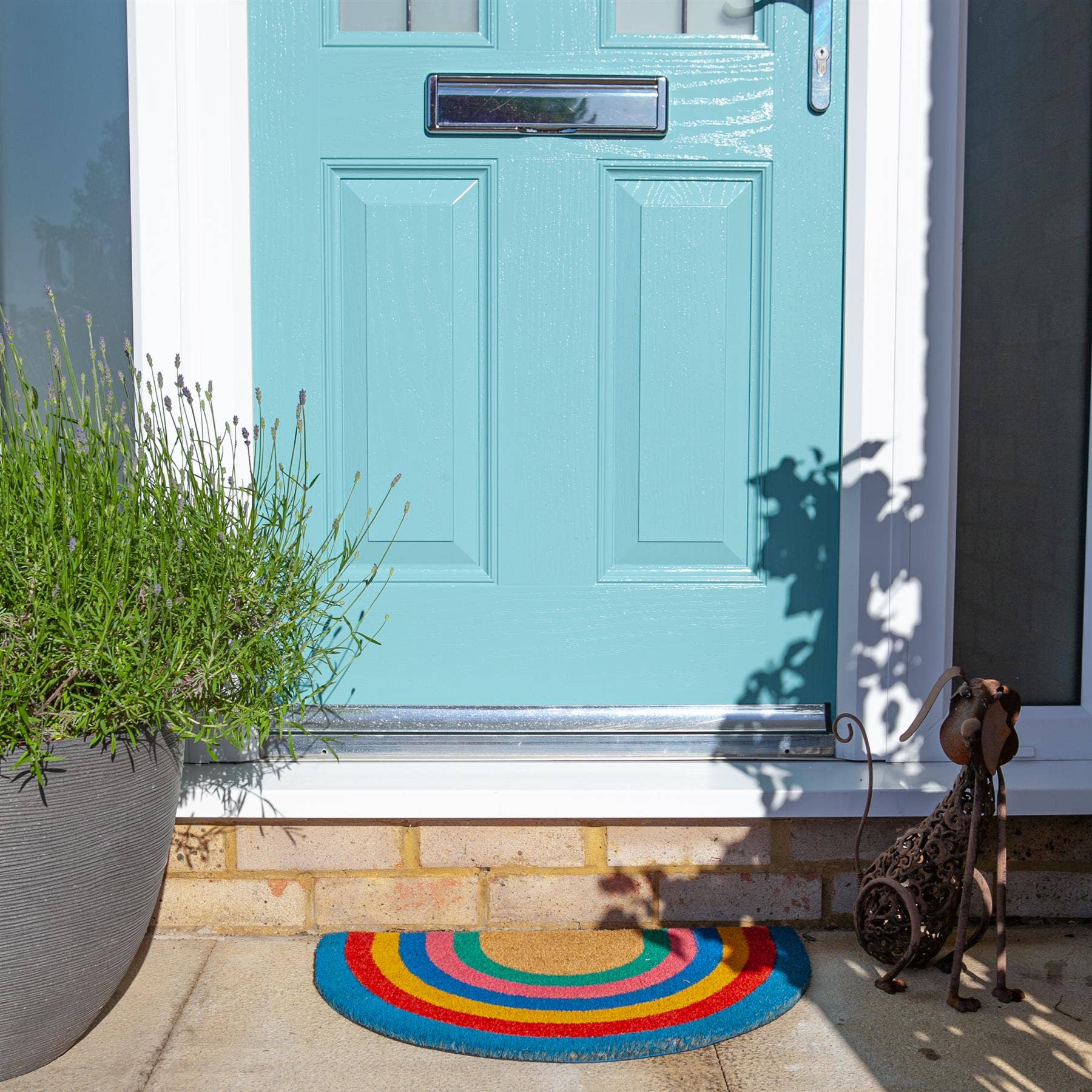 Rinkit Ltd - Wholesale Door Mat - Nicola Spring Non-Slip Door Mat - 60x40cm - Rainbow 34