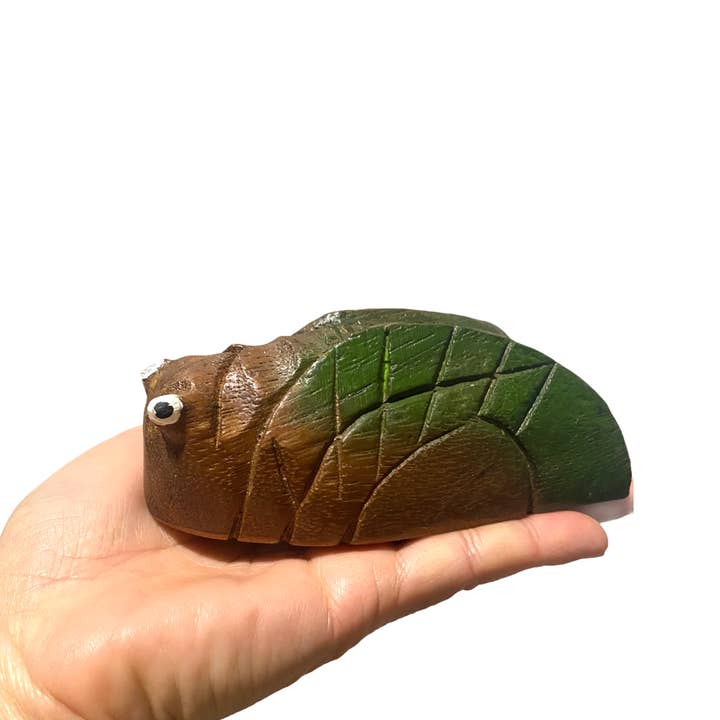 Music Frog Co - Wholesale Musical Toy - Kids & Baby - Painted Wooden Musical Cicada Maracas Shaker Instrument1