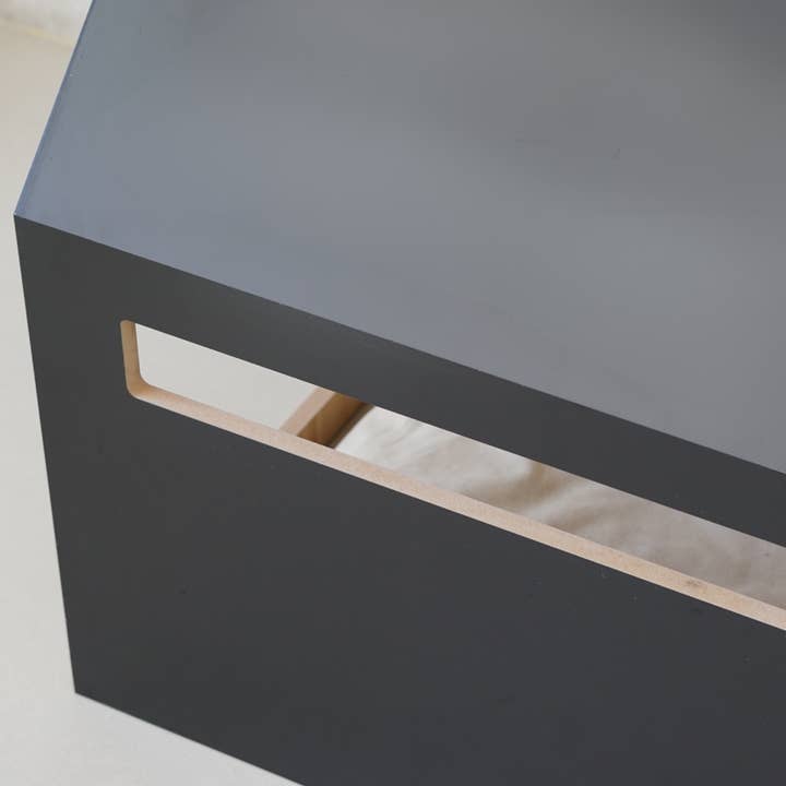 STUDIO ANIMAUX - Wholesale Pet bed – Cat/dog - Pet house | wood | black | 58 x 58 x 65 cm15