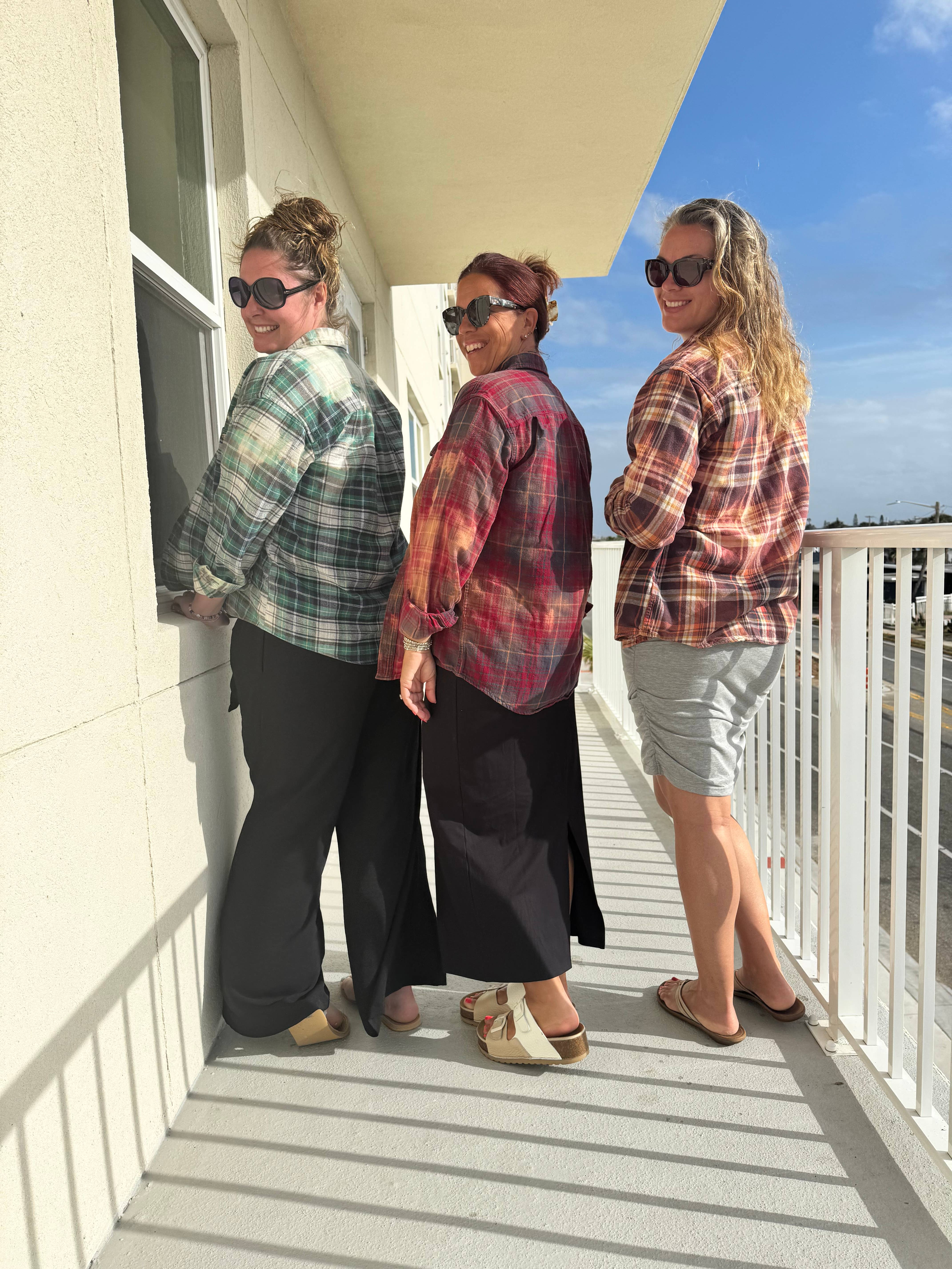 Slightly Distressed - Wholesale Button Down Shirt - Women's - Slightly Distressed Flannels 6