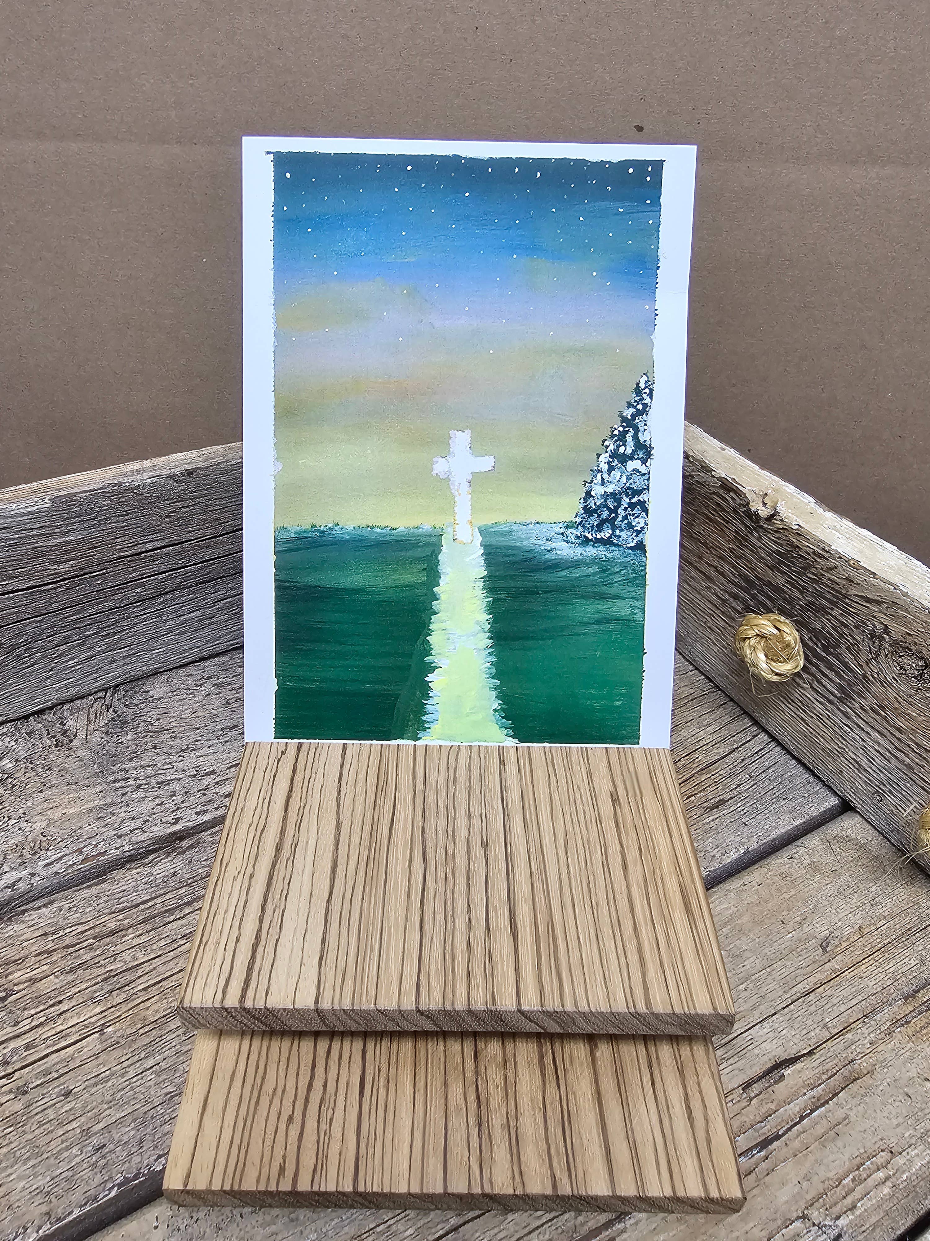 Survivors Alliance for Growth and Employment - Wholesale Art Print - Sunset Cross Watercolor Prints -Set of 21