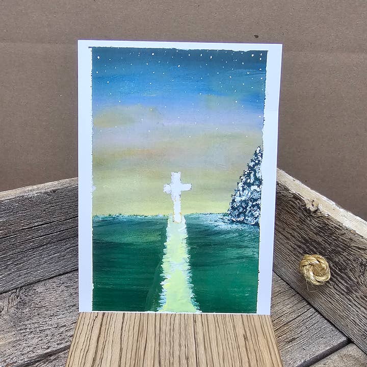 Survivors Alliance for Growth and Employment - Wholesale Art Print - Sunset Cross Watercolor Prints -Set of 21