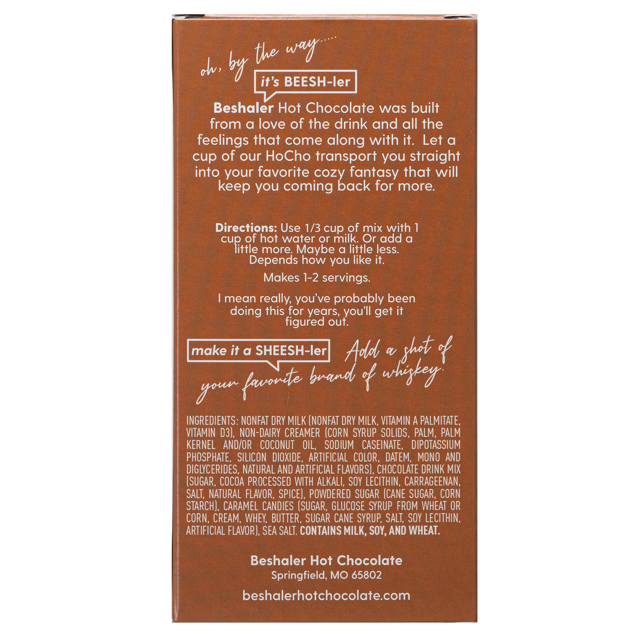 Beshaler Hot Chocolate - Wholesale Hot cocoa mix/kit - Salted Caramel Hot Chocolate5