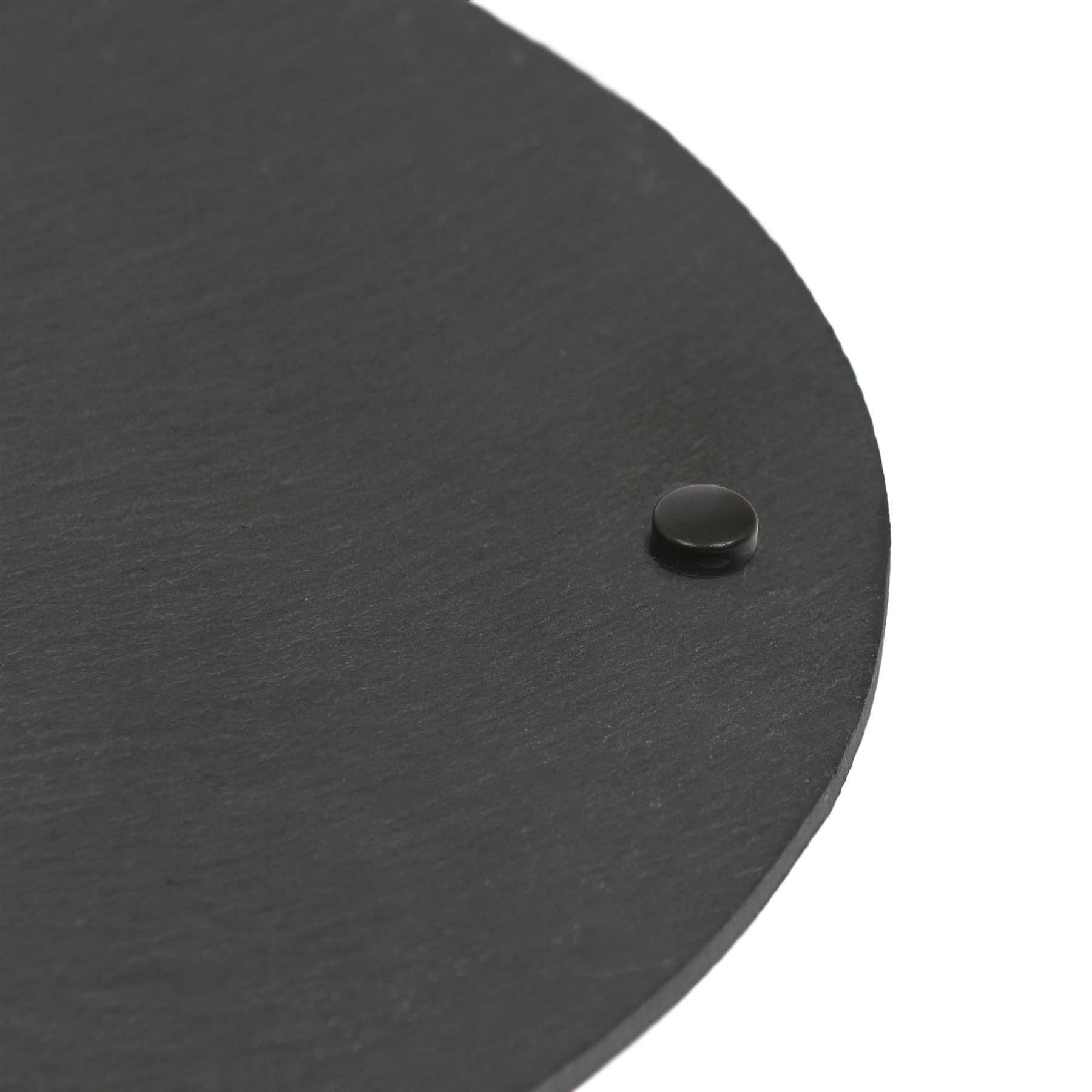 Rinkit Ltd - Wholesale Outdoor Sign - Linea Oval Blank Slate House Sign - 20cm x 15cm5