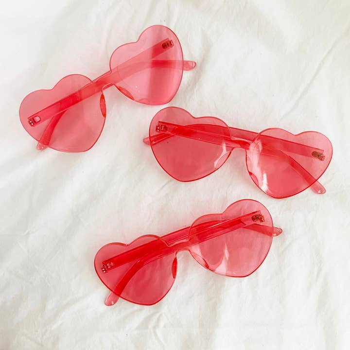 LoveLina - Wholesale Sunglasses - Women's - Heart Acrylic Sunglass, Party Sunglass3