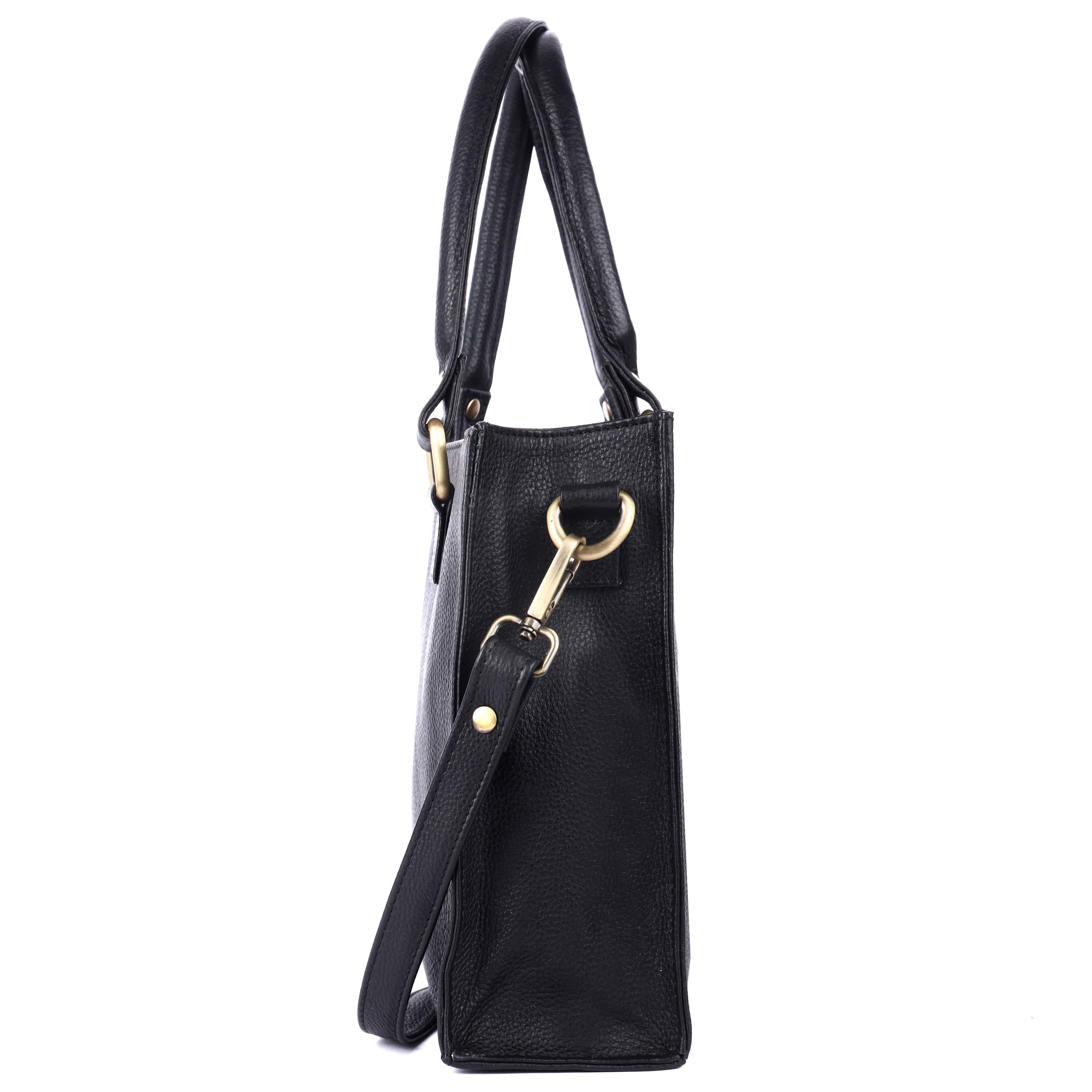Alta Quero - Wholesale Crossbody Bag - Women's - Genuine Leather Crossbody Purse – Black - Retailer Favorite6
