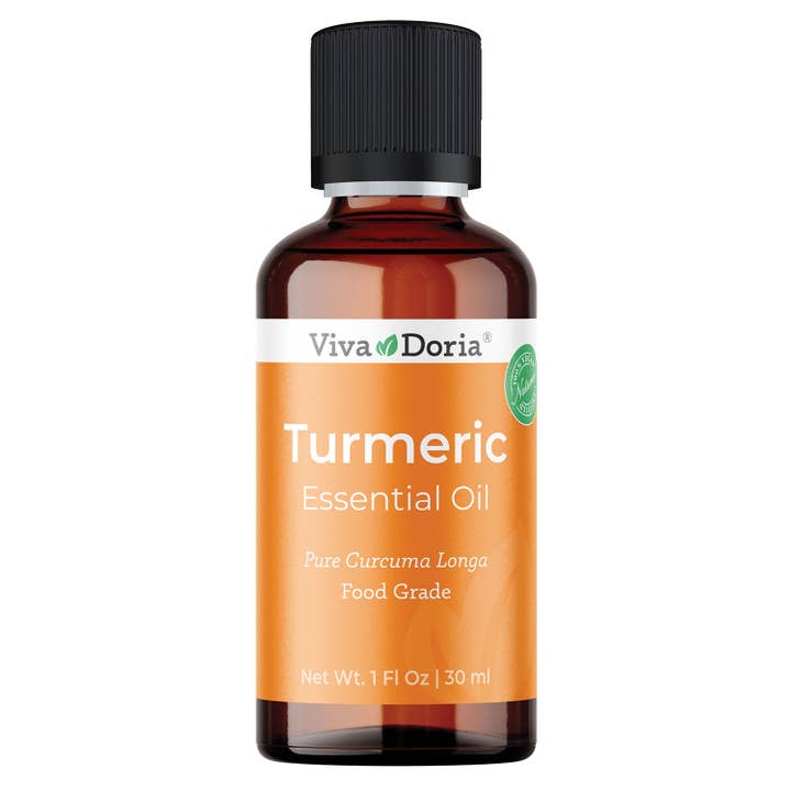 Turmeric Essential Oil, Food Grade, 30 mL (1 Fluid Ounce) for wholesale by VIVA DORIA INC.