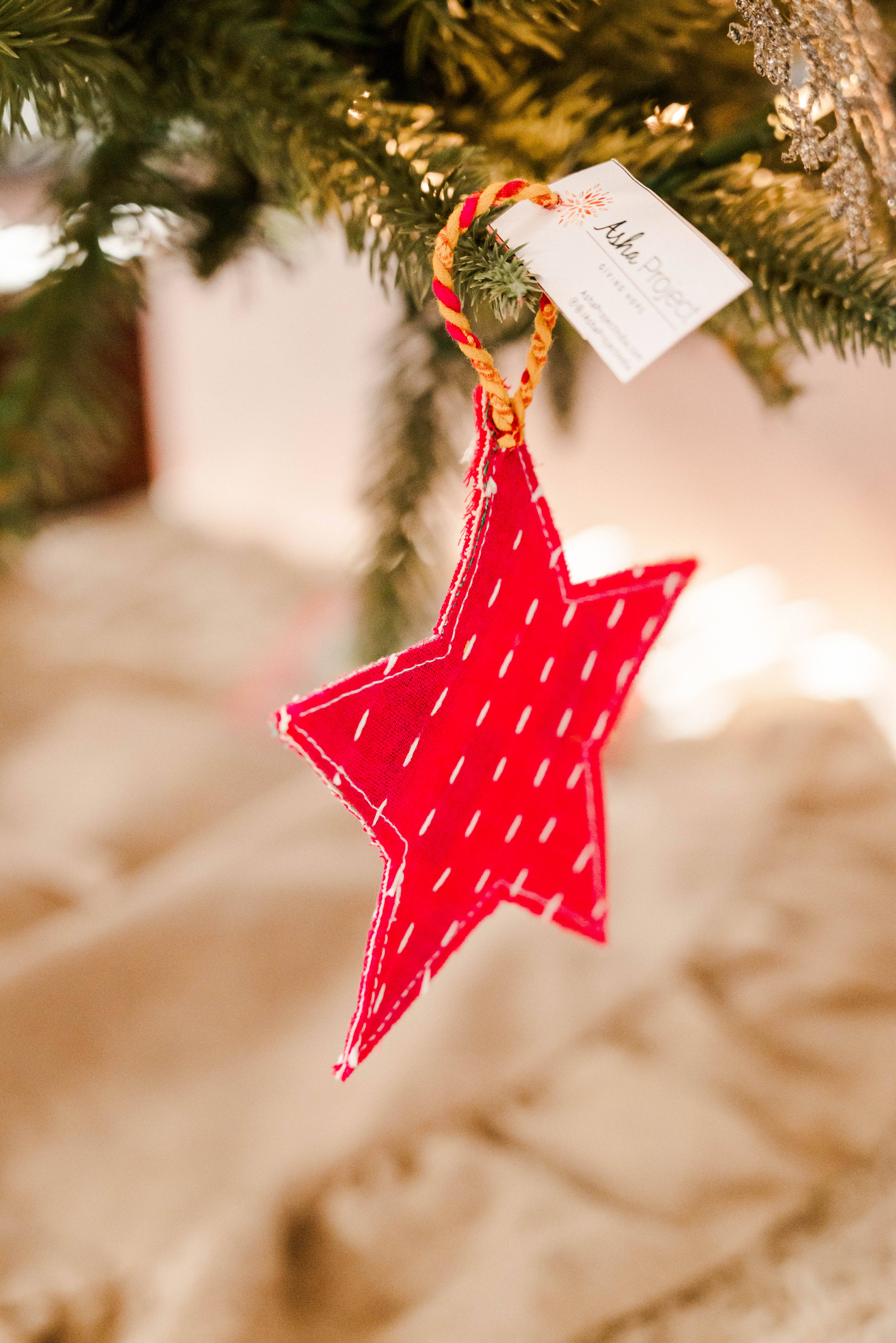 Asha Project - Wholesale Ornament - Kantha Christmas Ornaments | Star3