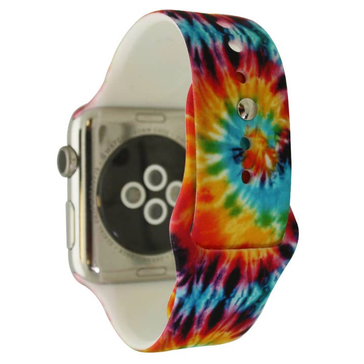 Time World USA - Wholesale Watch Band/Strap - Unisex - Tie Dye Printed Silicone Apple Watch Band