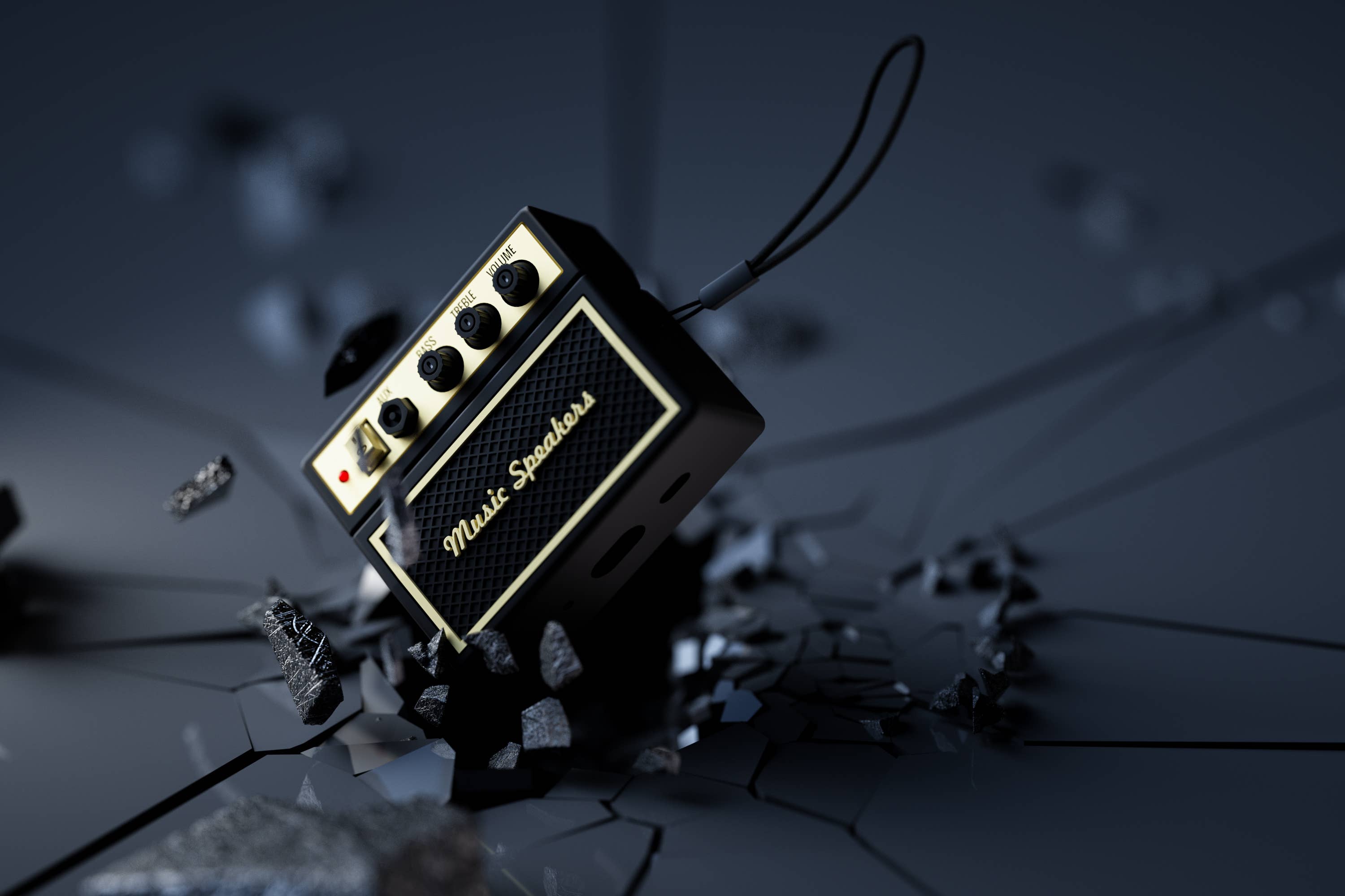 LAX Gadgets - Wholesale Airpod/Earbud Case - Men's - Retro Amplifier AirPods Pro Case - Guitar Amp- Retail pack3