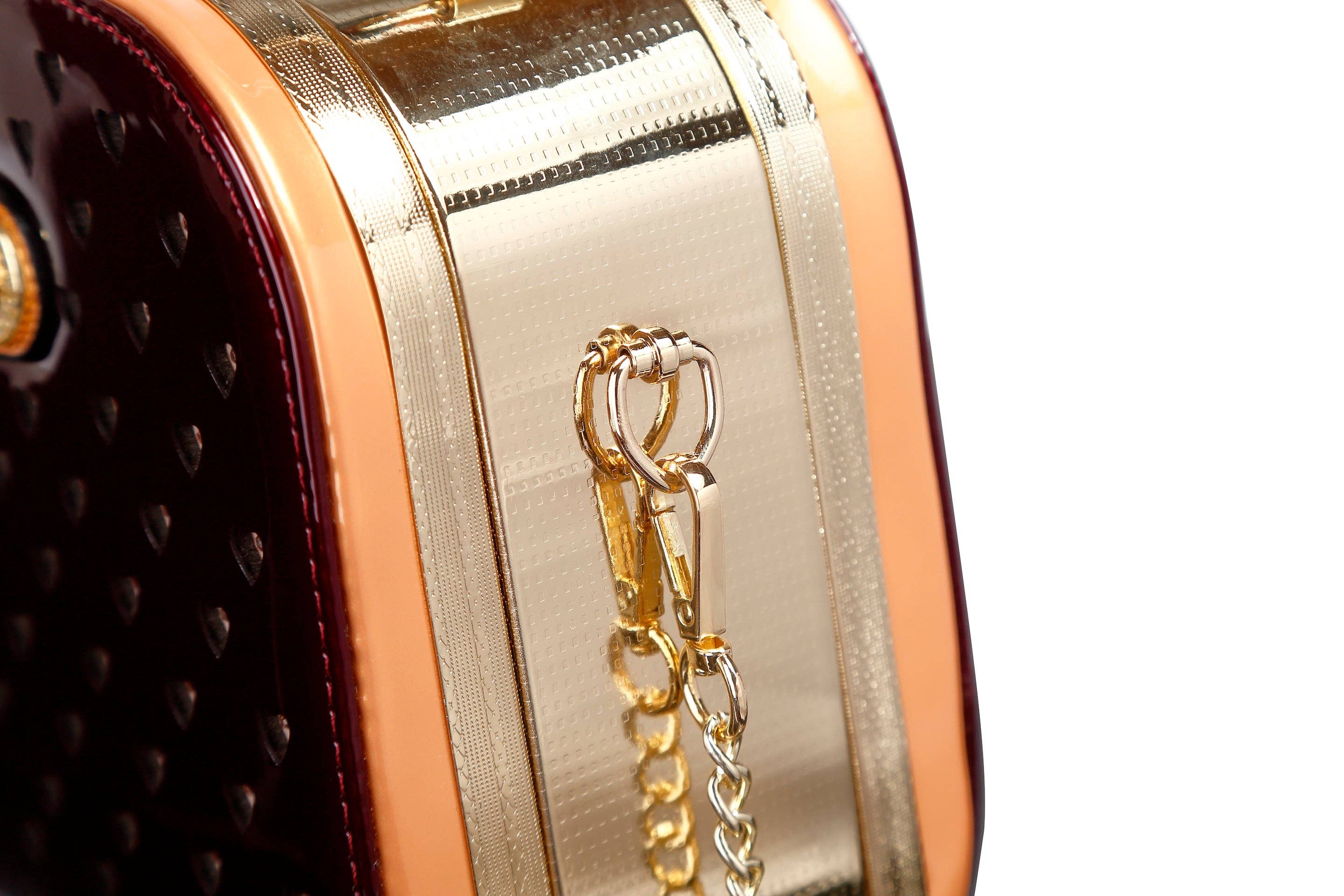 Brangio (Italy) Company Inc. - Vente Sac à main avec poignée sur le dessus – femme - Sac à main box élégant orné de cœurs Brangio Italy9