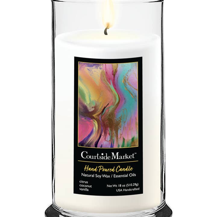 Courtside Market - Wholesale Jar/Filled Candle - Courtside Market KARMA II Status Candle Glass 18 oz
