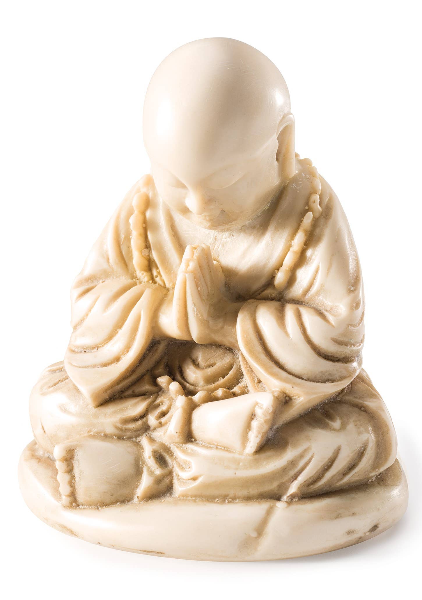 Namaste - Wholesale Decorative Figurine - Praying Resin Buddha Monk0