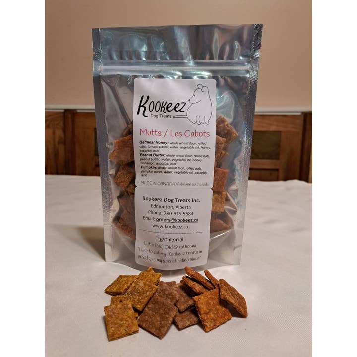 Mutts Dog Treats for wholesale by Kookeez Dog Treats Inc