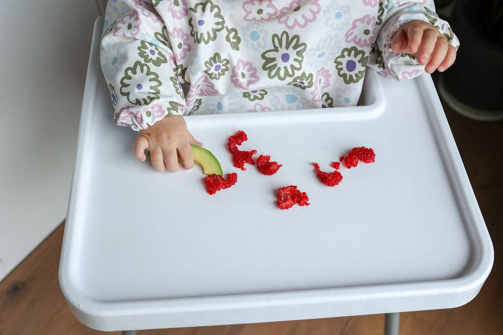 Tilda & Moo - Wholesale Bib - Baby - Big Flower Heart | Smock Bib4