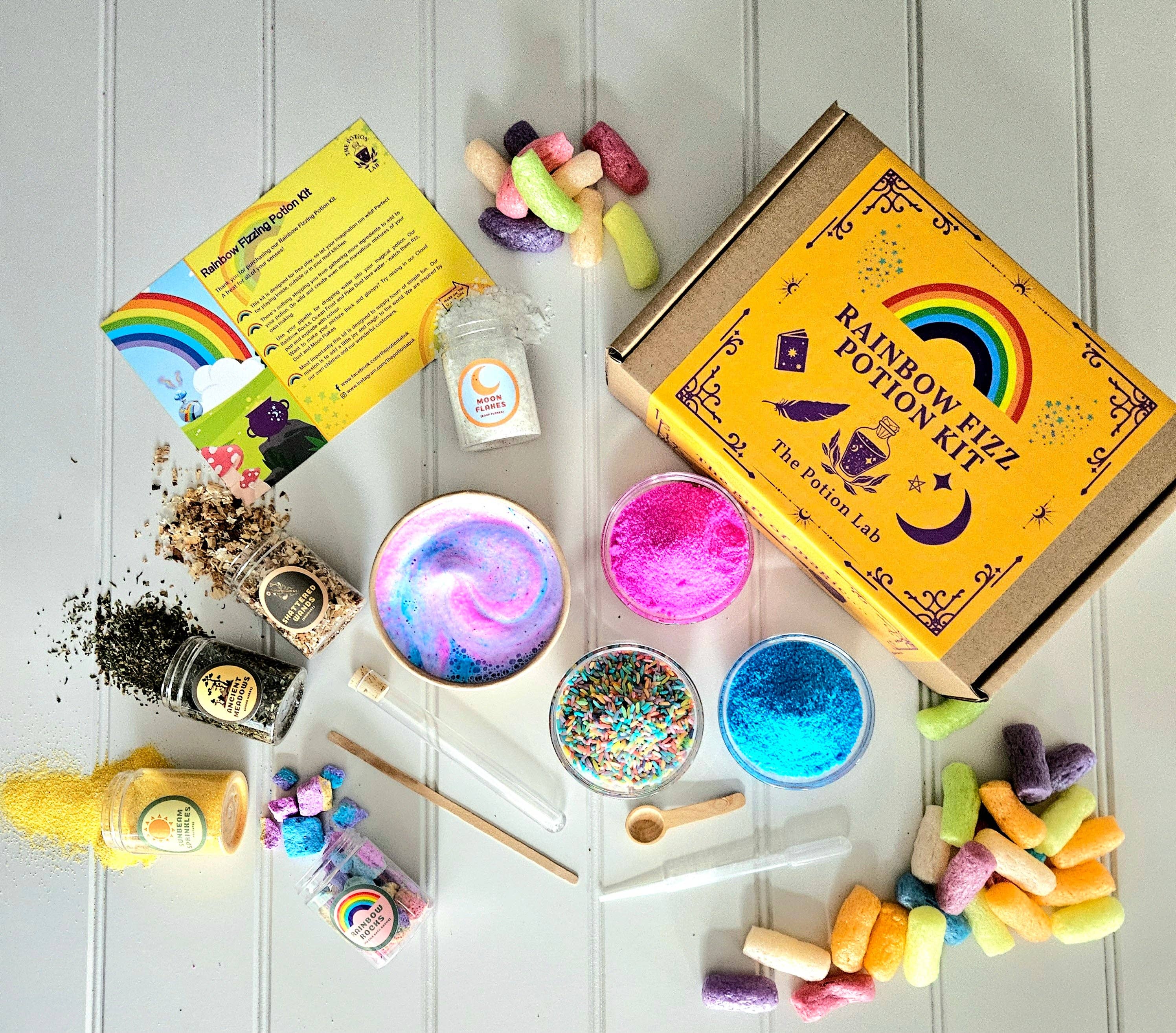 The Potion Lab – Großhandel Bastelset – Kinder – Regenbogen sprudelndes Zaubertrank-Set3
