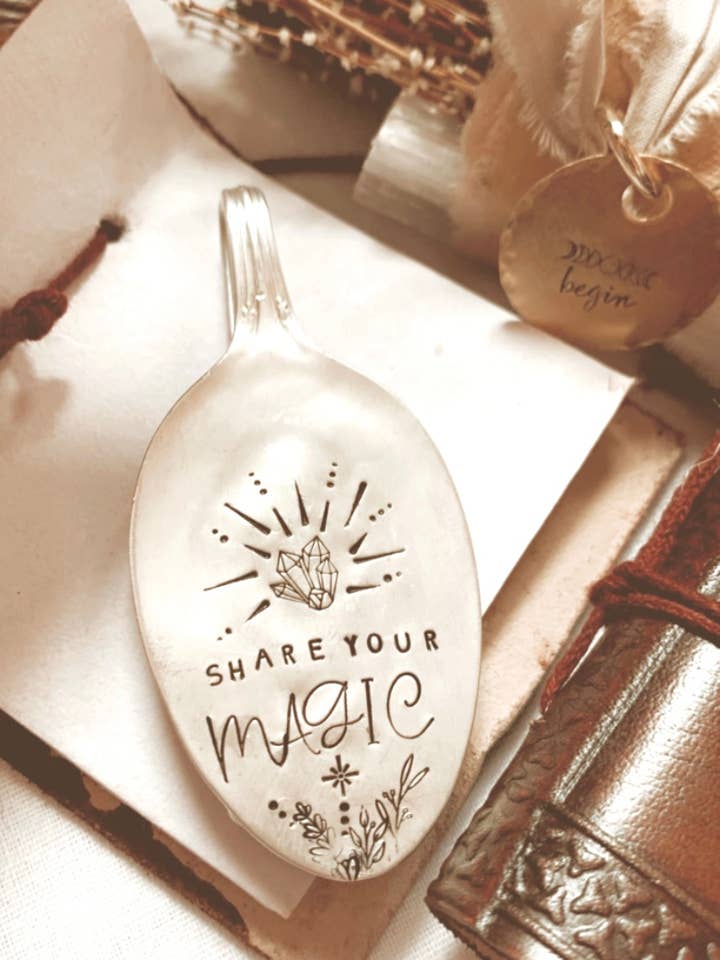 Colheres MARCADORES, partilhe a sua magia, diário por atacado de The WildSmith