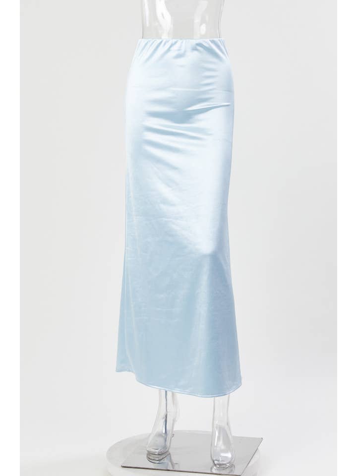 Rosa Clothing - Wholesale Skirt - Women's - Elegant long fishtail satin skirt