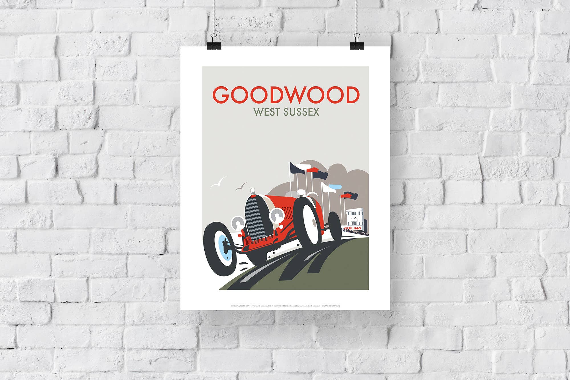 Star Editions – wholesale Art print – Goodwood By Artist Dave Thompson - 11X14” Premium Art Print2