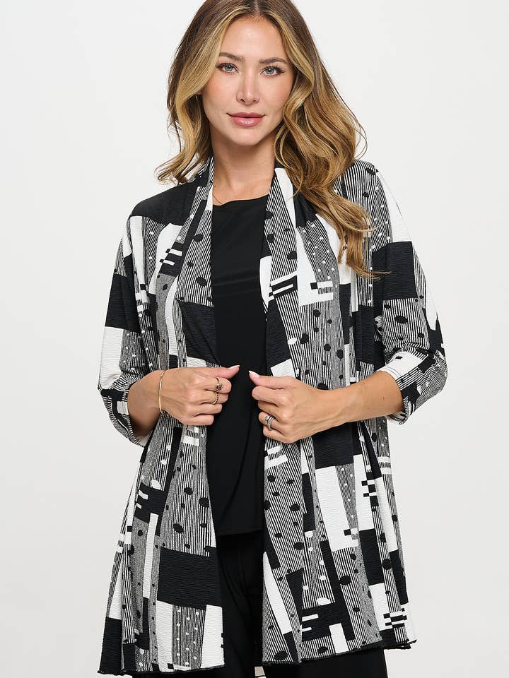 Venechia Pleated Princess Jacket-4072VP-QRP1-W462 for wholesale by Jostar