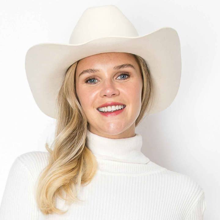 Bella Betty - Wholesale Hat Accessory - Women's - Premium Cattleman Cowboy Hat made from 100% Australian wool