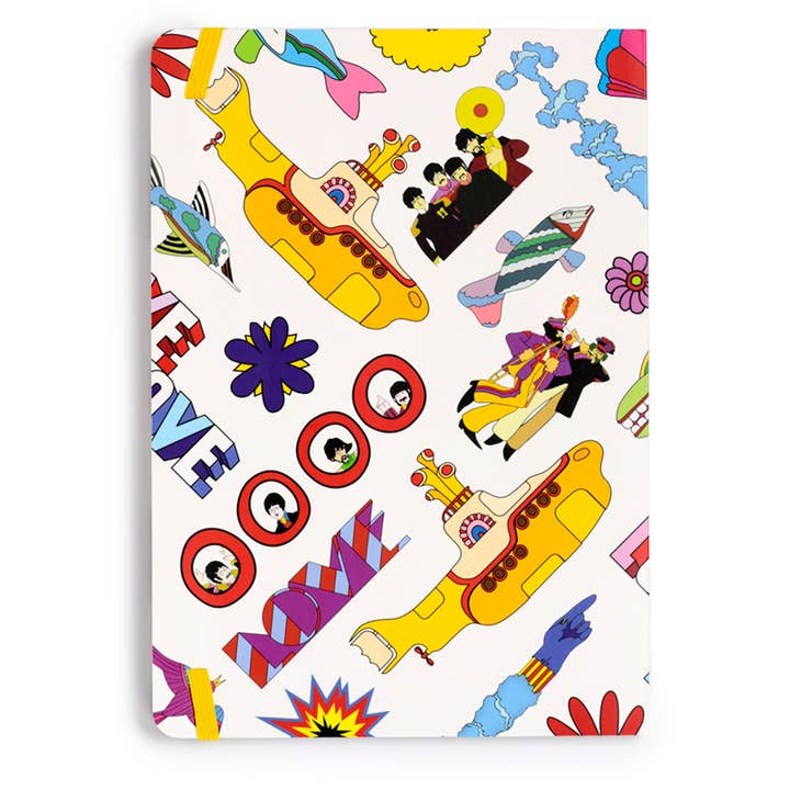 Puckator Ltd - Wholesale Notebook - The Beatles Yellow Submarine White Recycled Paper Notebook3