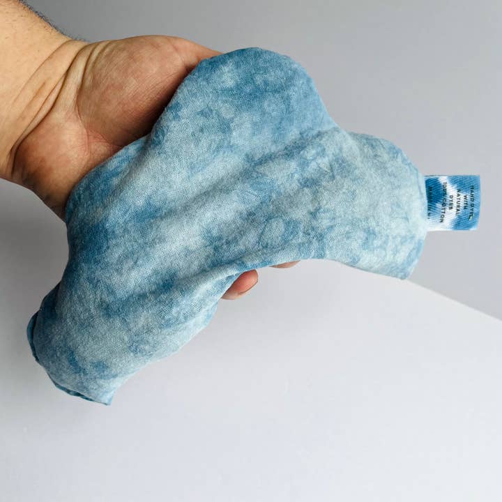 The Materials Design Co. - Wholesale Spa/Therapy Pillow - Cloud Eye Pillow - Botanically Hand Dyed - Indigo