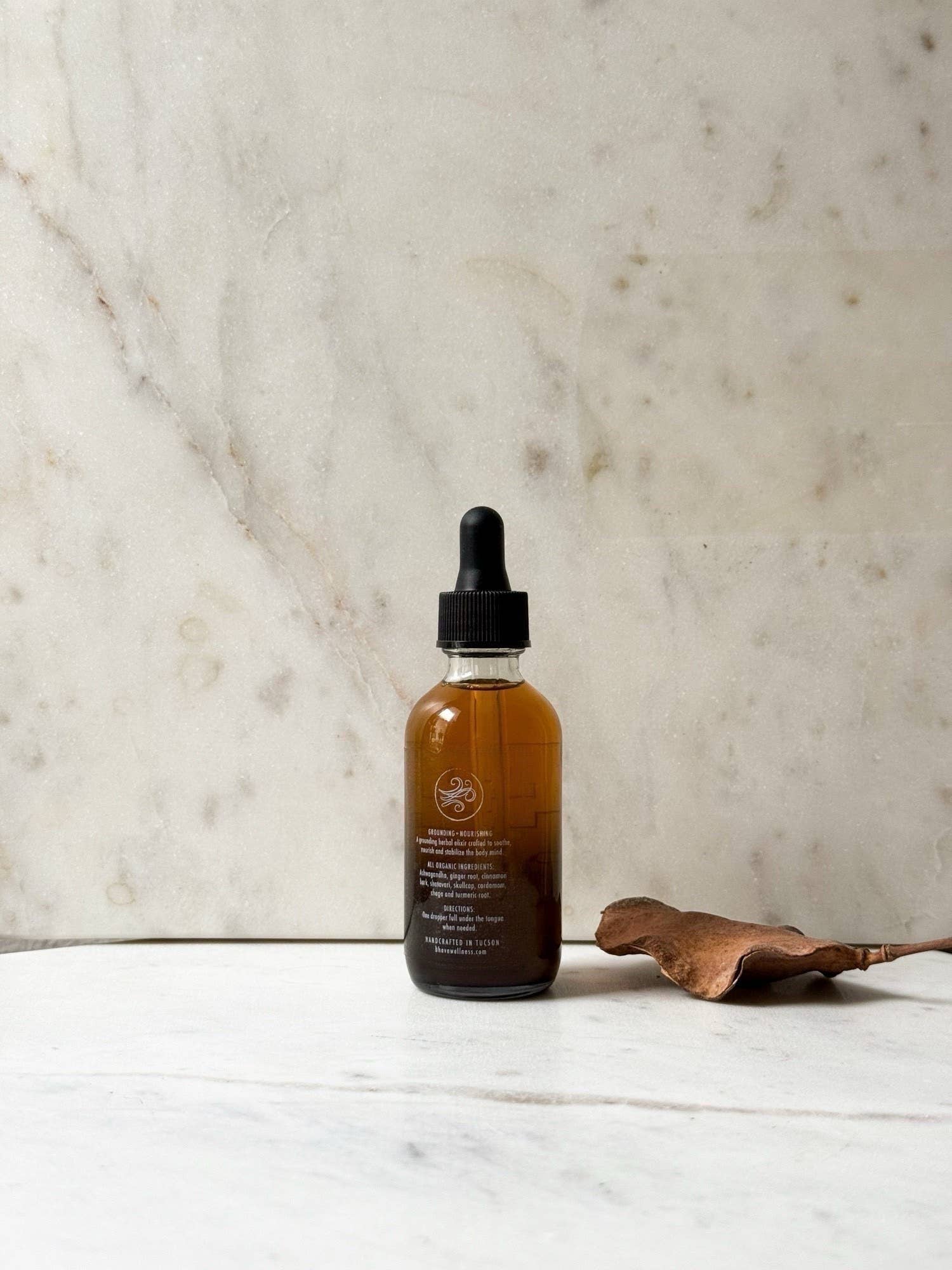 Bhava Wellness – Elixir por atacado – Tintura Herbal Nutritiva e Aterradora Vata1