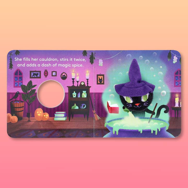 Chronicle Books - Wholesale Baby & Toddler Book (0-2) - Little Witch Cat: Finger Puppet Book15