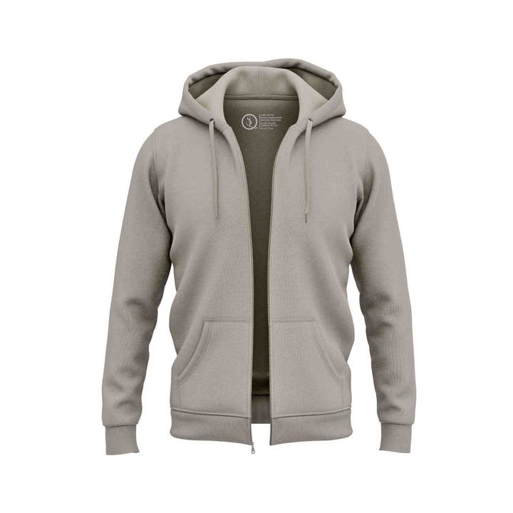sweetlook – wholesale Hoodie – Men's – Mens Plain Zip Up Hoodies Jumper Fleece Hooded Sweatshirt