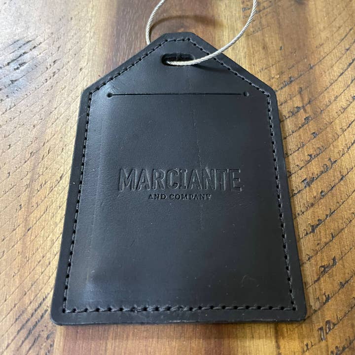 NUEVAS etiquetas de equipaje de cuero para venta al por mayor de Mission Leather Co