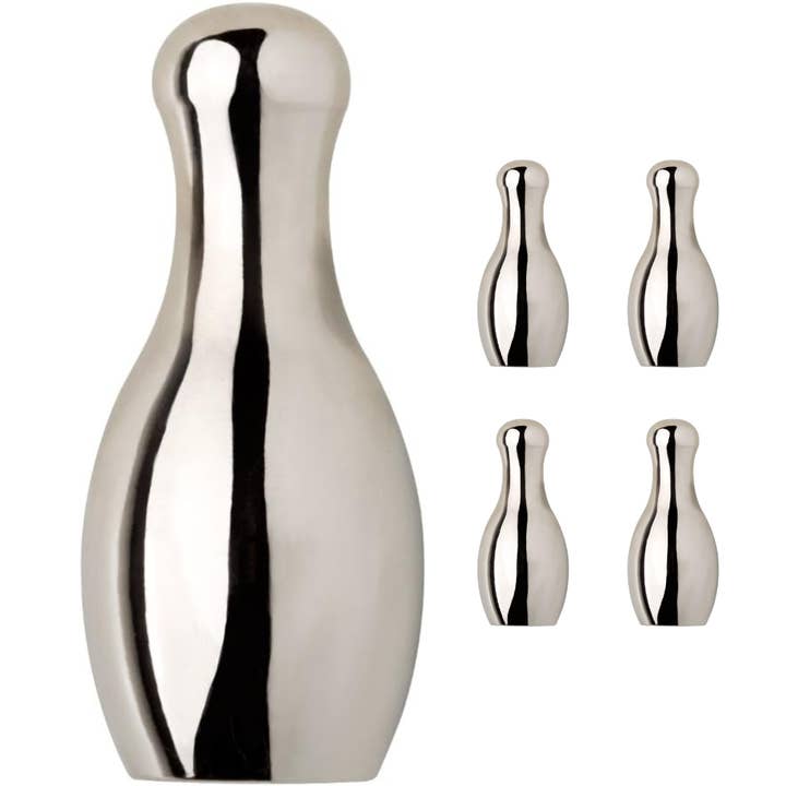 5-Pack Arrow Casual Bowling Pin Style Magnets for wholesale by UBM Wholesale