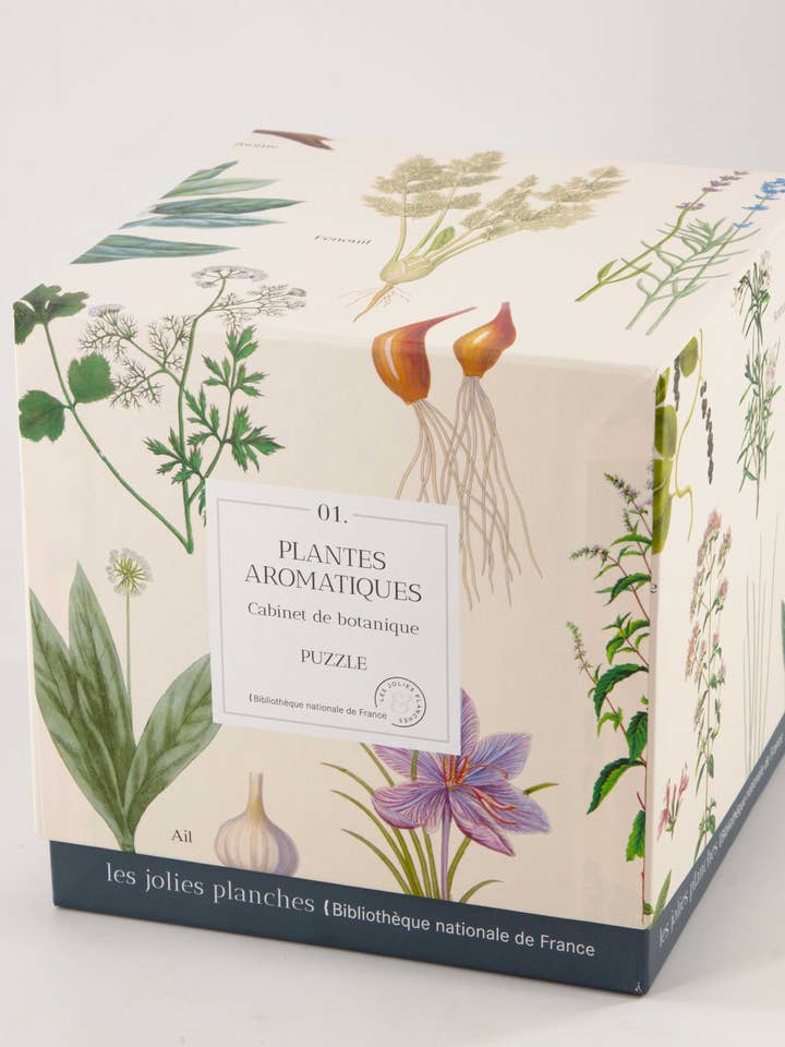 Puzzle "Aromatic Plants" - 1000 pieces for wholesale by Les Jolies Planches