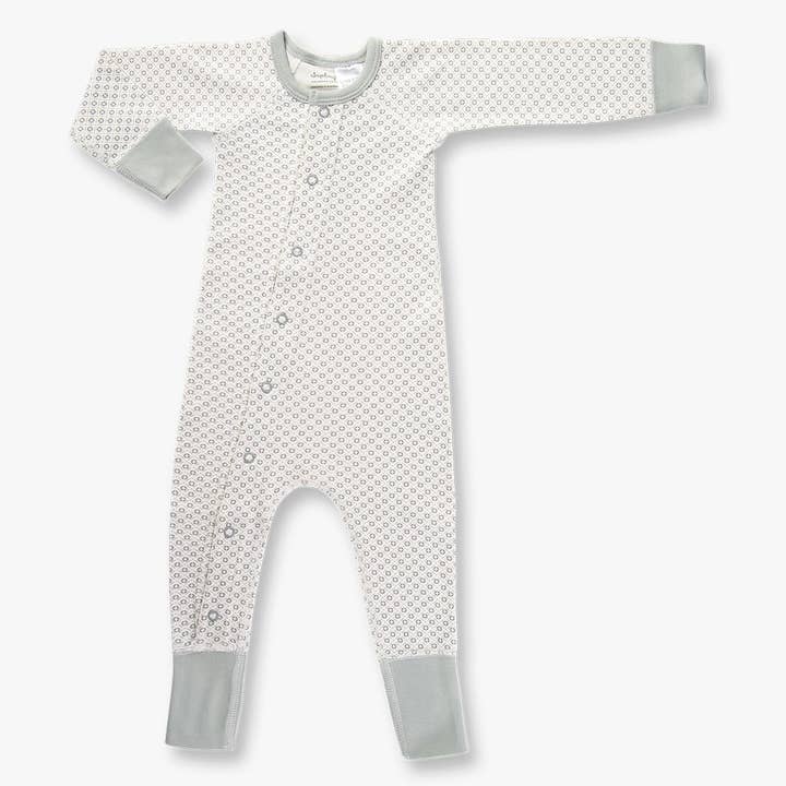 Dove Grey Romper for wholesale by Sapling Child