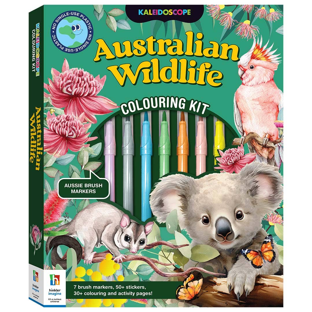Hinkler Australia - Wholesale Coloring Book - Kids & Baby - Kaleidoscope Colouring Australian Wildlife Kit5