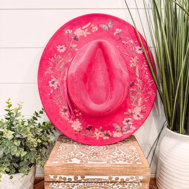 Willie & Dolly Designs - Wholesale Cowboy Hat - Women's - Floral Print Hat