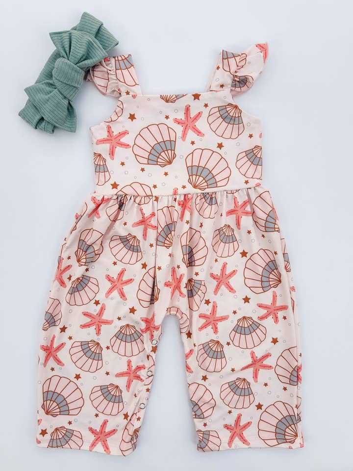 Celebrate Your Tribe - Wholesale Jumpsuit - Kids - Ocean Breeze Girls Jumpsuit