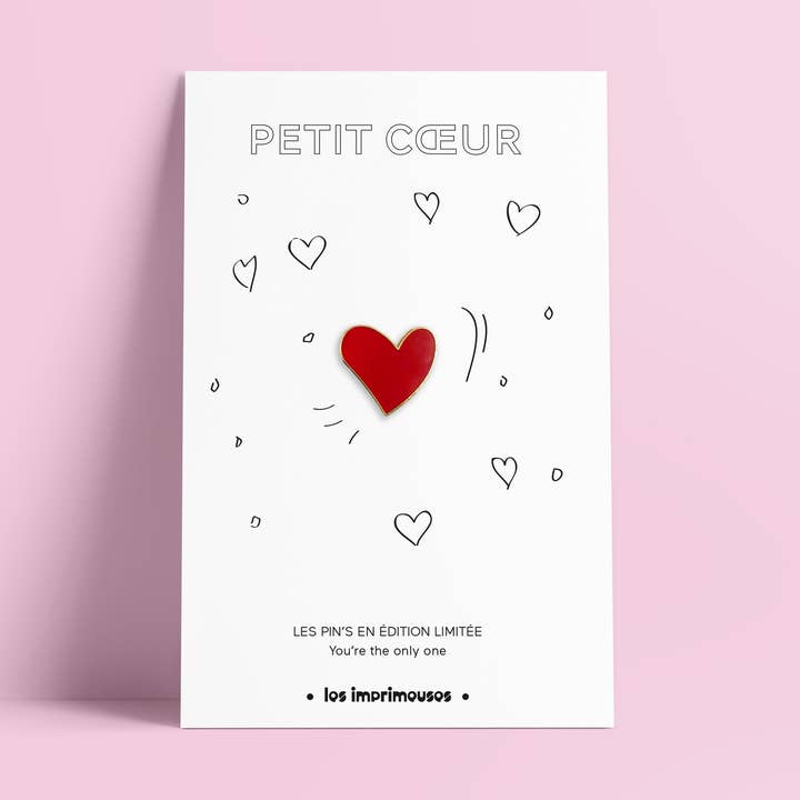 Pins - Hjärta - Litet hjärta för wholesale av LES IMPRIMEUSES
