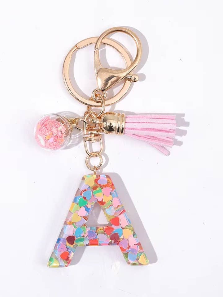 Confetti Initial Charms for wholesale by NiceAces