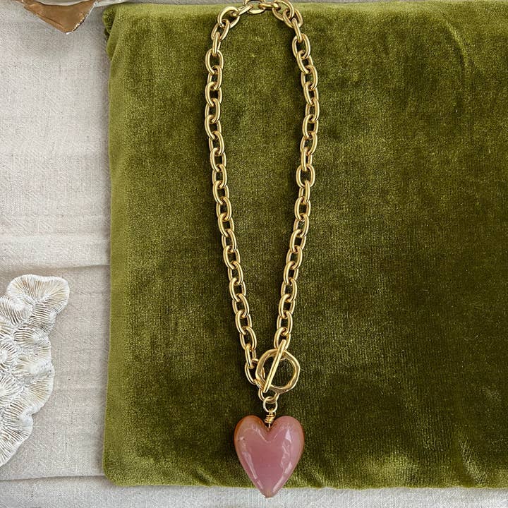 sccollection - Wholesale Pendant/Charm Necklace - Amore Murano Glass Heart Necklace15