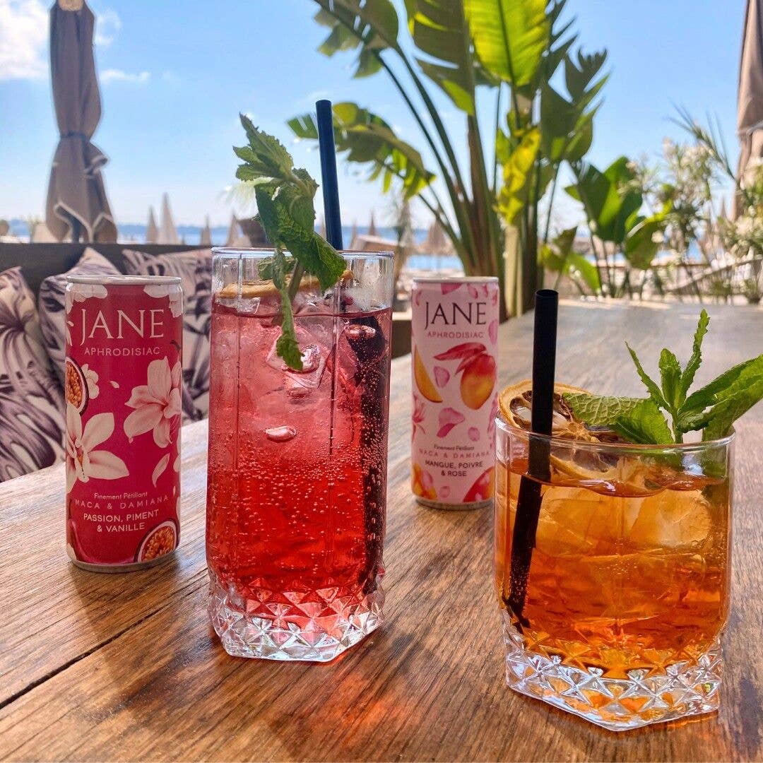 JANE - Wholesale Non-Alcoholic Aperitif/Mocktail - Aphrodisiac Drink Mango Pepper Maca Damiana 25cl x242