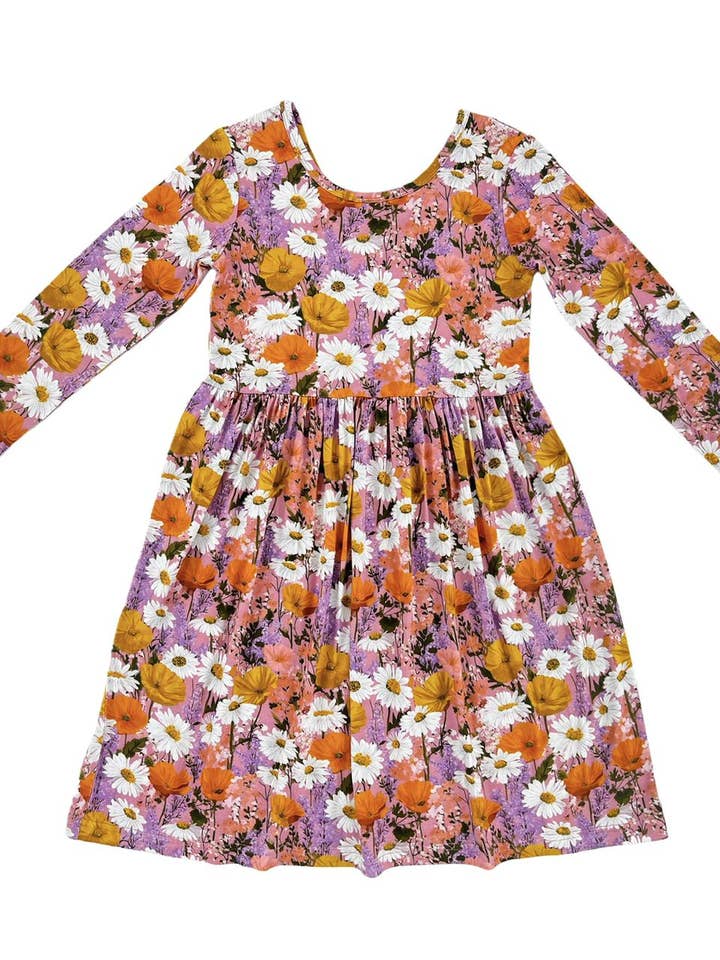 Wildflower Meadow Bamboo Dress for wholesale by Little One Shop