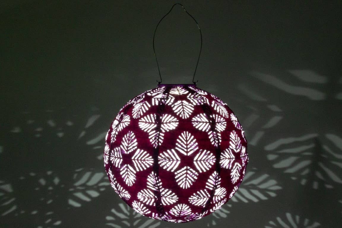 Allsop Home & Garden - Wholesale Outdoor/Lawn Light - Stella Brights 12" Globe Solar Lantern - Violet6