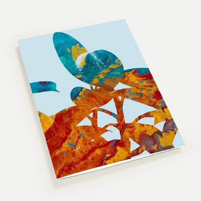 VESUVIUS - Pak van 10 dubbelgevouwen kaarten (standaard enveloppen) voor wholesale door PATRICKASTWOOD.COM