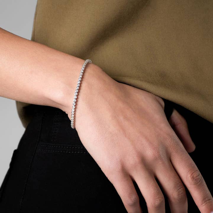 El&Elle - Wholesale Tennis Bracelet - Bubble Tennis Moissanite Bracelet