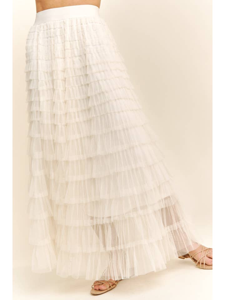 Sweet Generis - Vendita all'ingrosso Gonna - Donna - GONNA MAXI A STRATI IN TULLE A CASCATA28